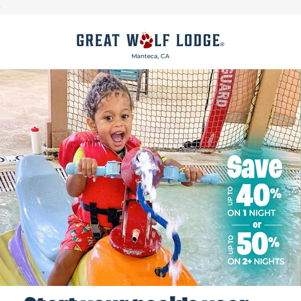 There's still time to book during the Great Wolf Getaway Sale and save up to 50%