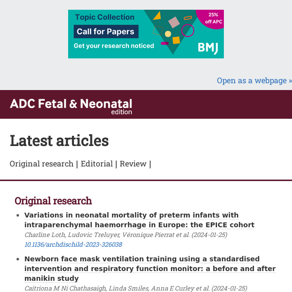 Our latest articles are online and ready to read!