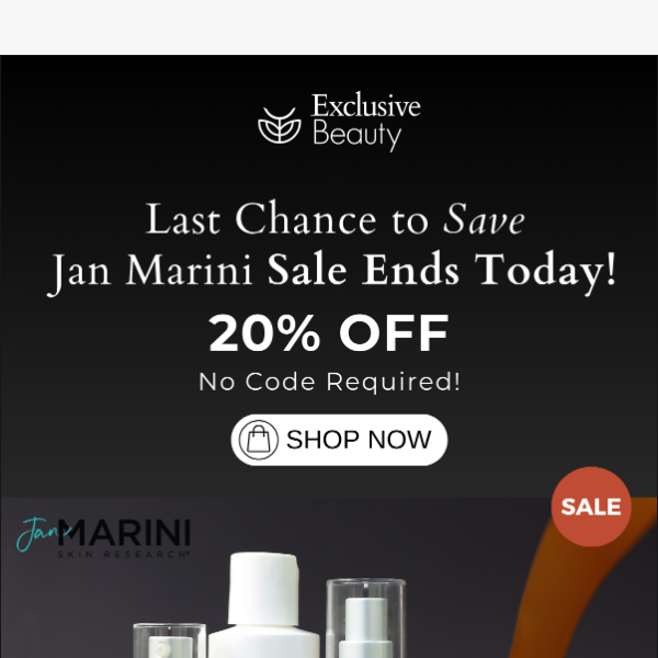 Last Chance - 20% Off Jan Marini Sale Ends Today 💖