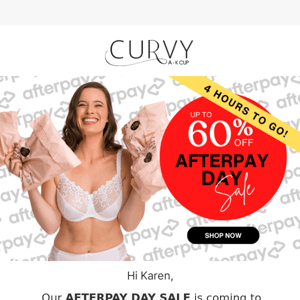4 Hours to go - 18DD - Curvy Bras, It's your last chance, only a few hours left...