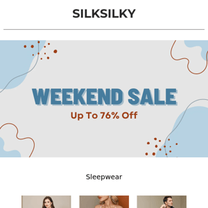 ❤ Weekend Sale | Up To 76% Off