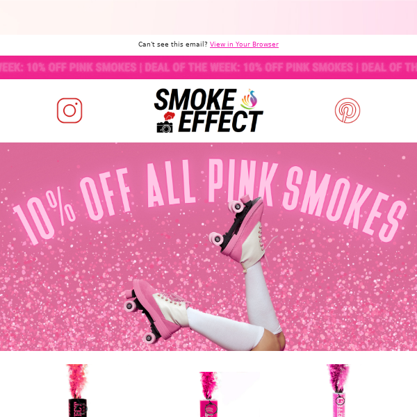 🎀 10% off ALL pink smokes for Barbie! 🎀