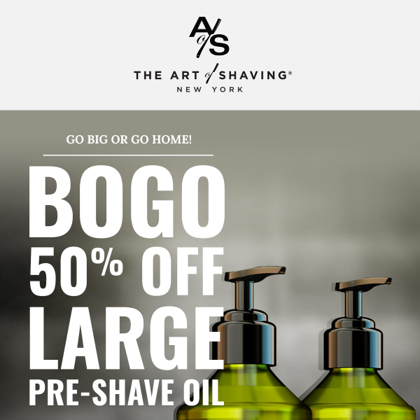 BOGO 50% Off Our Skin-Saving Pre-Shave Oil!