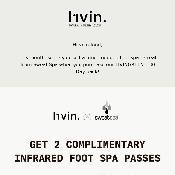 Revitalise Your Feet With Infrared Foot Spa Passes From l1vin x Sweat Spa!