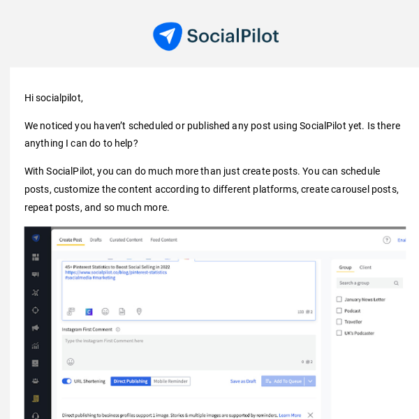 Struggling to create posts on SocialPilot?