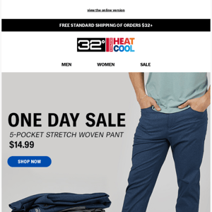 [ONE DAY SALE] Shop Best Selling 5-Pocket Stretch Woven Pant Only $14.99