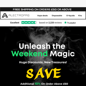 Alectrofag, Hot Weekend Deals🔥 Huge Discount, New Treasures✨ - Code DEAL10 For Additional 10% OFF 🤑 on Order Above £60🔥