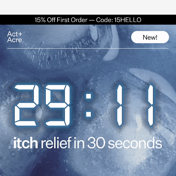 New! Instant Itch Relief In 30 Seconds