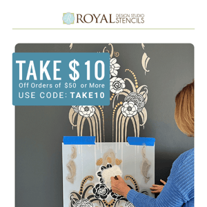 $10 or $20 off your stencil order?? You choose...