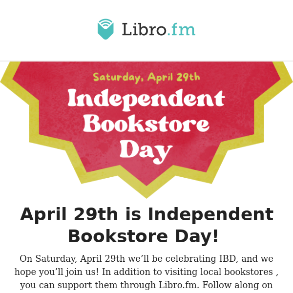 Celebrate Independent Bookstore Day!