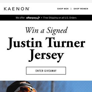Kaenon X Justin Turner Giveaway