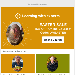 Easter Offer for Online Courses