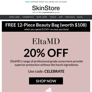 Claim 20% Off EltaMD😍