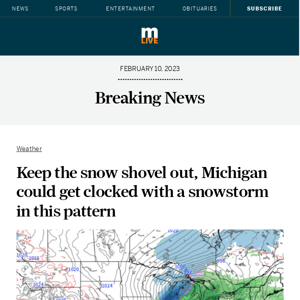 Keep the snow shovel out, Michigan could get clocked with a snowstorm in this pattern