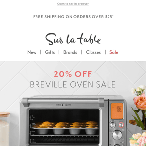 Sur La Table ⭐ The luxe countertop oven, now 20% off.