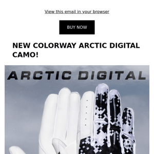 NEW GLOVE RELEASE! ARCTIC DIGITAL CAMO - LIMITED SUPPLY