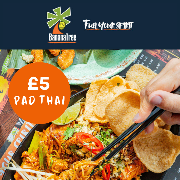 Your £5 pad Thai 🍜