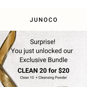 ONLY $20! Your Clean 10 + Powder Cleanser only This Weekend