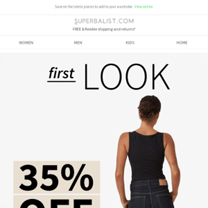 ⭐ 35% OFF fresh additions | FIRST LOOK ⭐
