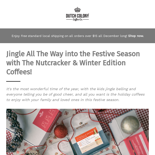 Jingle All the Way into the Festive Season with The Nutcracker & Winter Edition Coffees! 🎄☕🎅