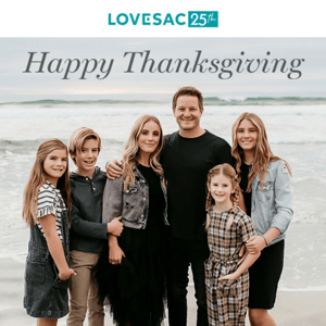 Happy Thanksgiving, #LovesacFamily!