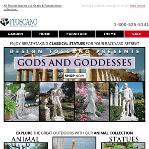 🗺️ Our God & Goddess Statues will take you on a Mythological Odyssey 🗺️