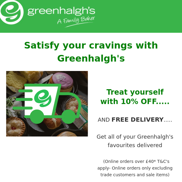 Satisfy your CRAVINGS.... FREE DELIVERY IS HERE FOR YOU