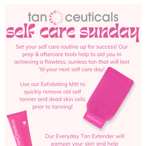 Prepped for a self care day?