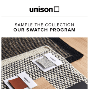 Sample Complimentary Furniture Swatches