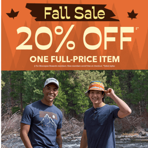 LAST CHANCE to use your 20% off code.