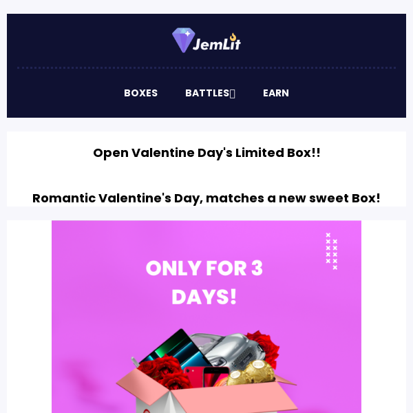 Valentine's limited Box is out💘