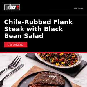 Flavor in a Flash ⚡ Chile-Rubbed Flank Steak