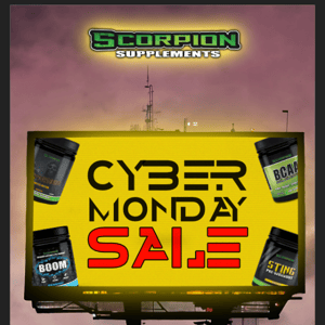 Cyber Monday Sale ⚡ One Day Only!