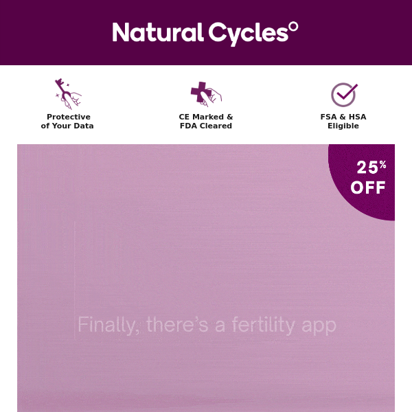 25% OFF + Ovulation Tests + Thermometer 💜 International Women's Day Offer
