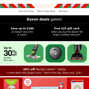 Black Friday deal: Up to $180 off Dyson appliances.