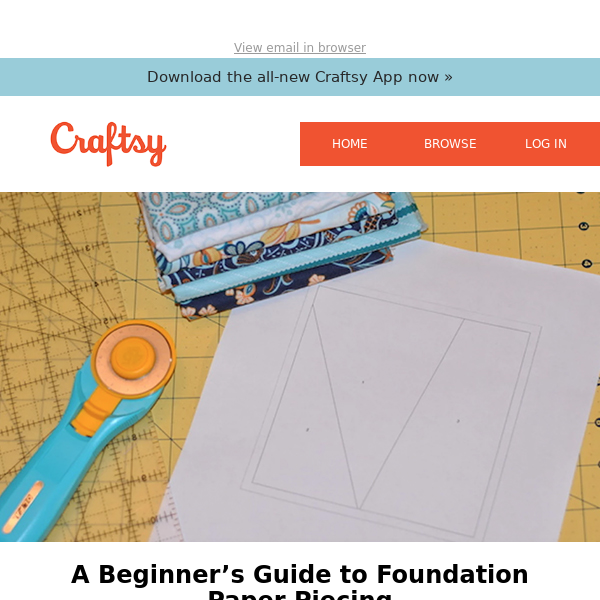 A Beginner’s Guide to Foundation Paper Piecing