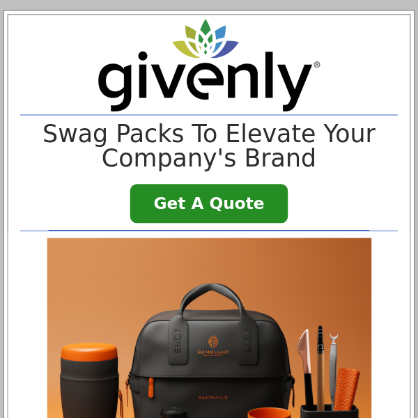 Branded Swag Packs To Knock Their Socks Off