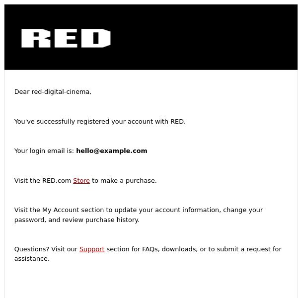 Welcome to RED Digital Cinema