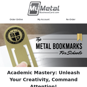 Unleash Creativity! Top Metal Bookmarks For Schools 📚