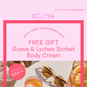 Your FREE Guava & Lychee Sorbet gift ❤️‍🔥