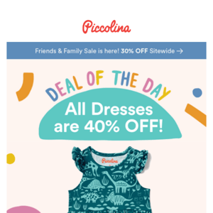 DEAL OF THE DAY: 40% off Summer Dresses