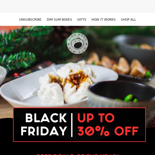 Black Friday Continues With Up To 30% Off