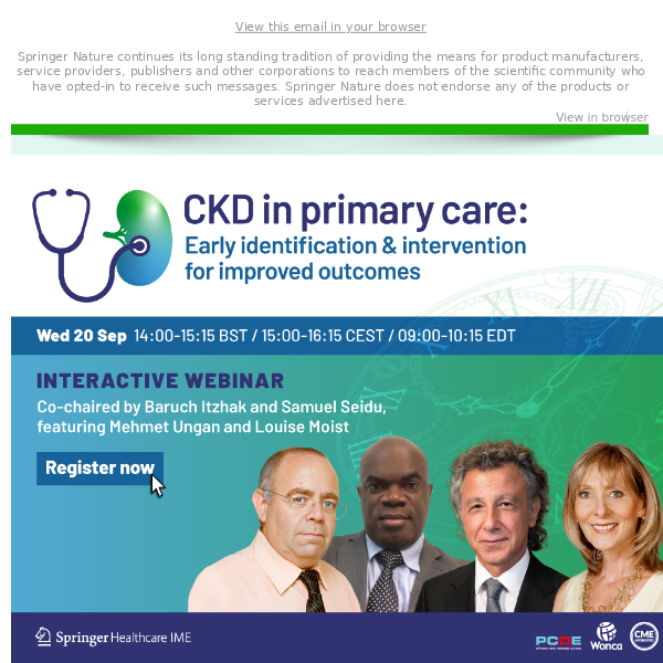 One month to go: CKD in primary care webinar