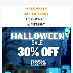 In Case You Missed It... Halloween Sale Extended