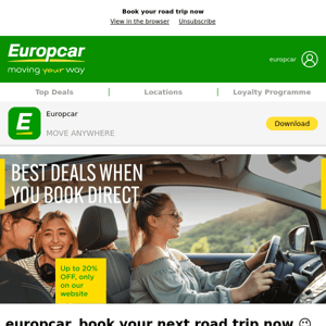 Europcar, hurry, before we sell out!