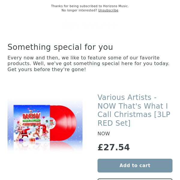 Soon! Various Artists - NOW That's What I Call Christmas [3LP RED Set]