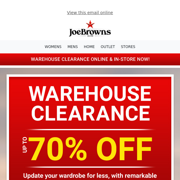 📢 Warehouse Clearance Is Back | NEW Styles Added! 📢