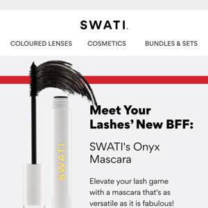 Lashes, Reimagined: Meet SWATI's Onyx Mascara 💖