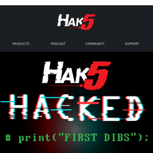 🔑 Password for Early Access to Hak5 Black Friday Sales! 🔐