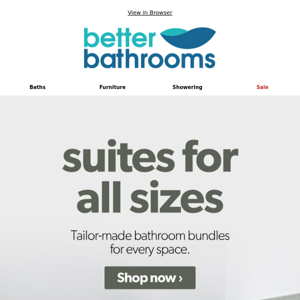 Bathroom Suites from £279.97 🤑